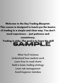 Day Trading Blueprint